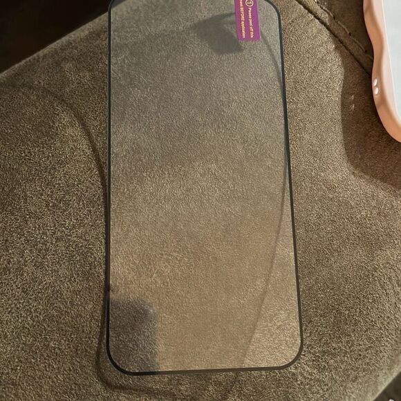 iPhone 14 Plus Case‎ Clear Curly Wave Frame  Shockproof Protective Cover Pink - Picture 7 of 10